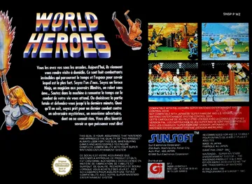 World Heroes (Europe) box cover back